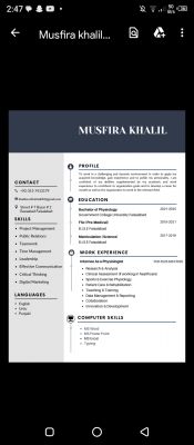 Musfira Musfira Profile Picture